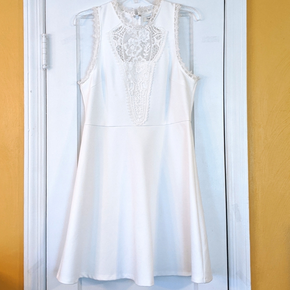 ✨2 for $25✨ Francesca's lace panel dress, EUC